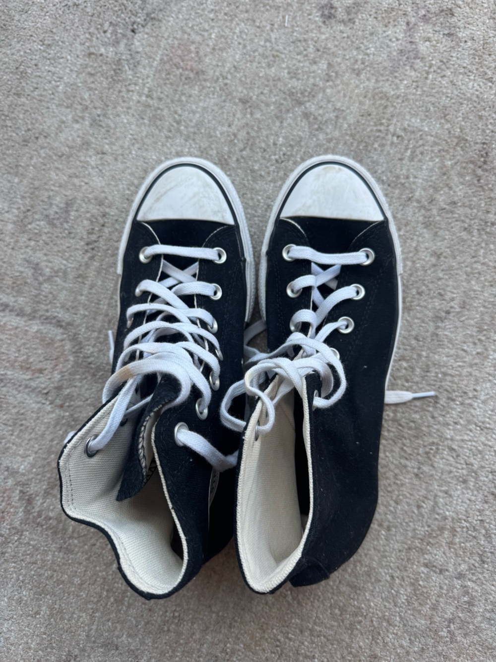 Converse Black & White High-Top Sneakers